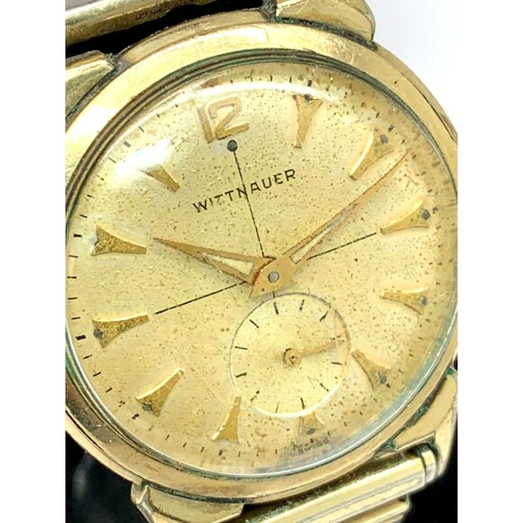 Wittnauer 76/3c Revue Mens Watch Vintage 32mm Swiss Manual Wind FOR REPAIR PARTS - Picture 12 of 13